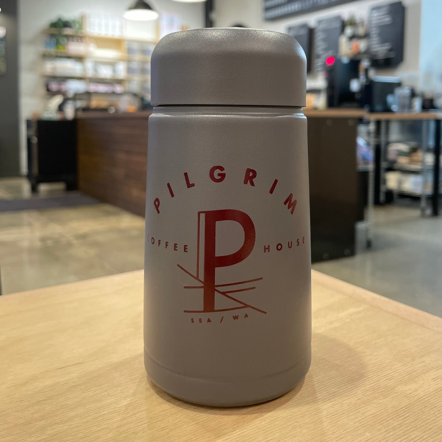 Perfect Pilgrim Coffeehouse Hyper Pure Ceramic Tumbler with Lid