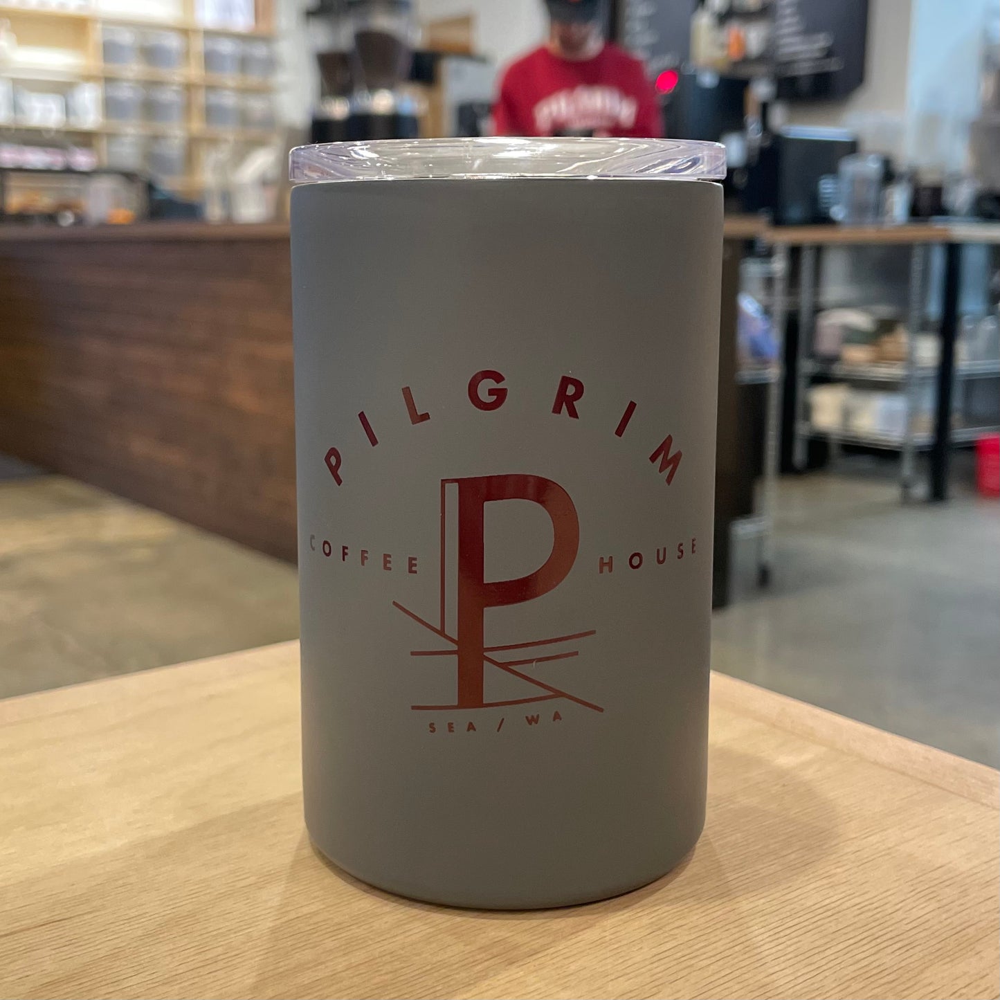 The perfect tumbler Hyper Pure ceramic at Pilgrim Coffeehouse
